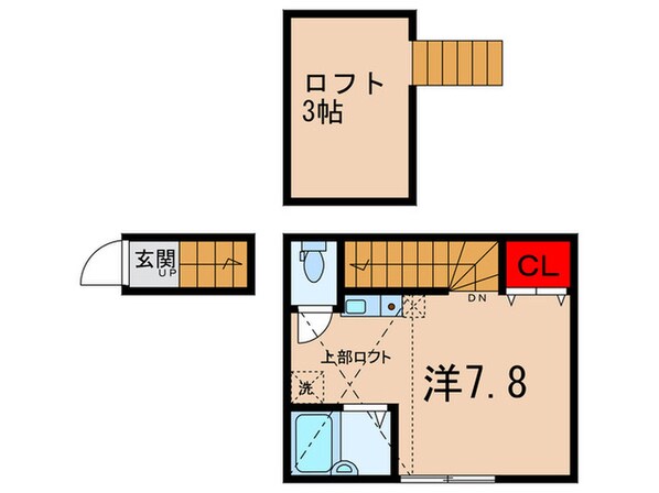 シャンブル大泉学園の物件間取画像